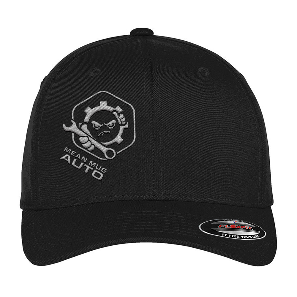 Audi Car Auto Logo on Black Hat Flexfit Baseball Cap Printed Emblem S/M &  L/XL